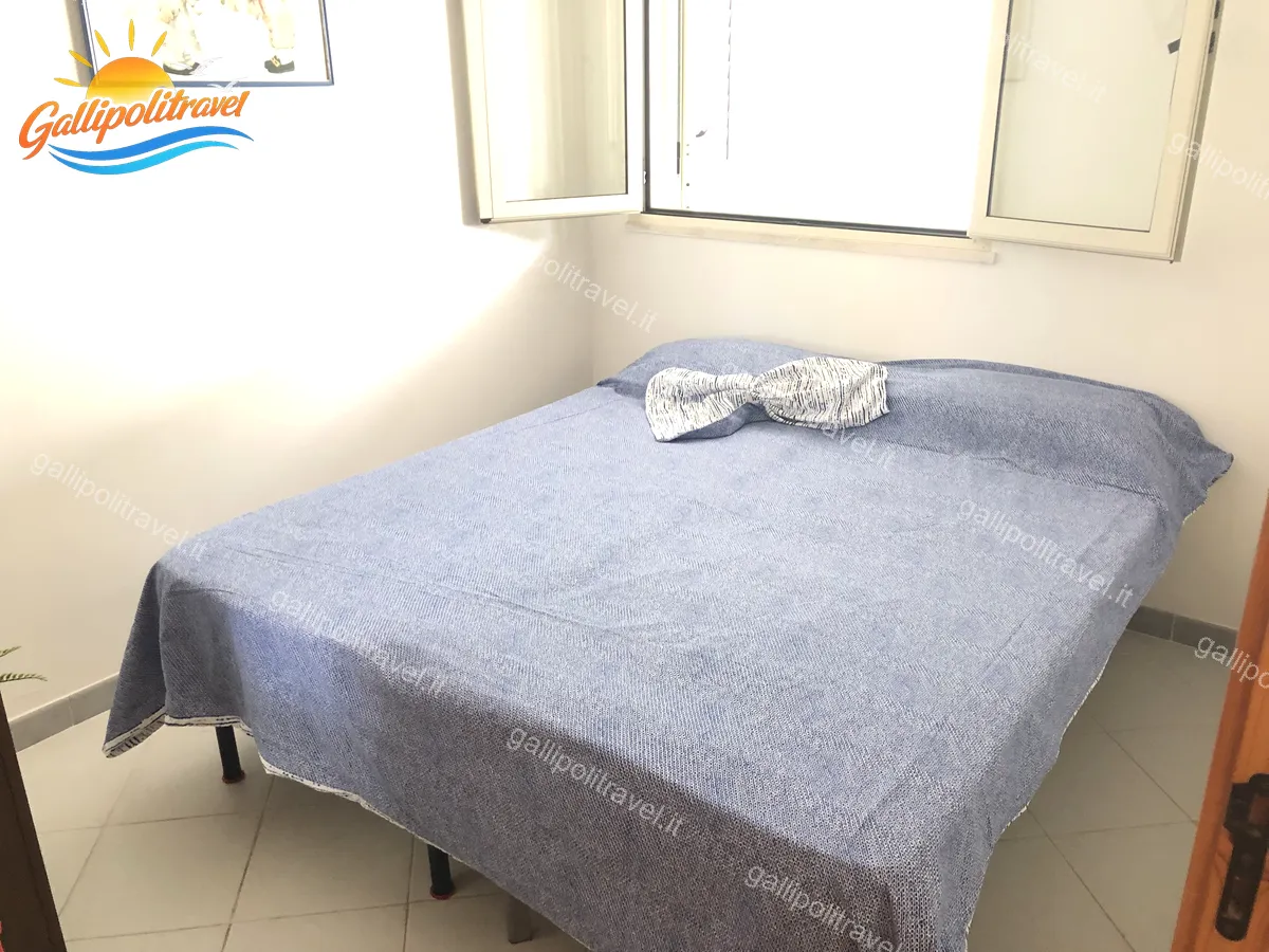 Chambre avec lits jumelables du trois pièces Tamerici 02, Baia Verde Gallipoli